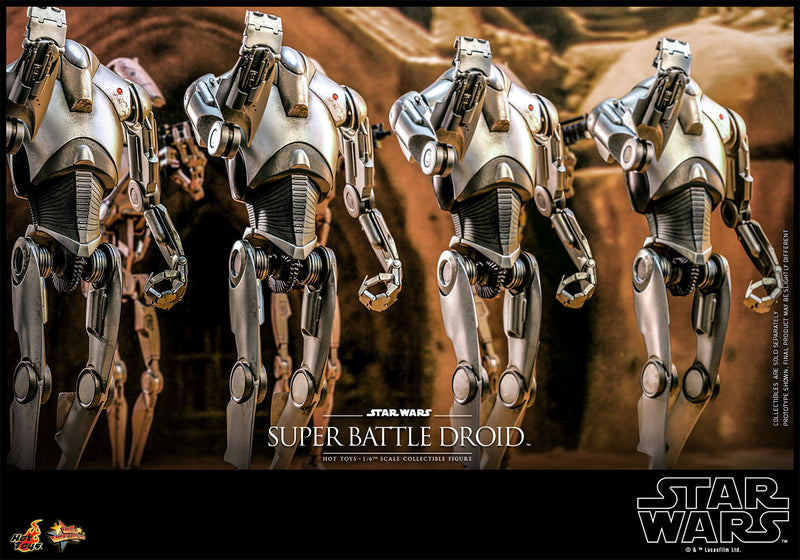 Load image into Gallery viewer, Hot Toys - Star Wars: Attack of the Clones - Super Battle Droid
