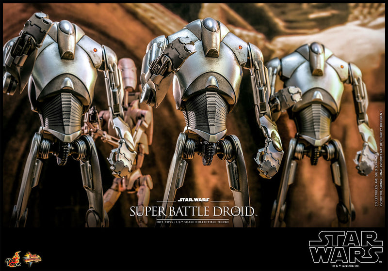 Load image into Gallery viewer, Hot Toys - Star Wars: Attack of the Clones - Super Battle Droid
