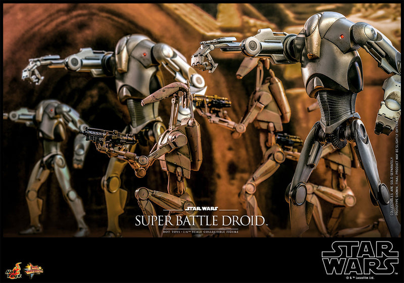 Load image into Gallery viewer, Hot Toys - Star Wars: Attack of the Clones - Super Battle Droid
