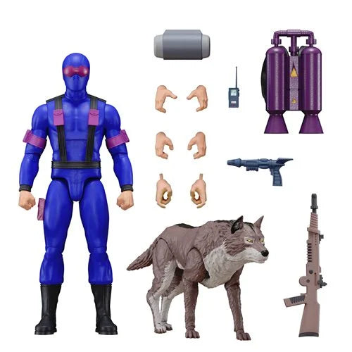 Load image into Gallery viewer, Super7 - G.I. Joe Ultimates: Snake Eyes with Timber Action Figure
