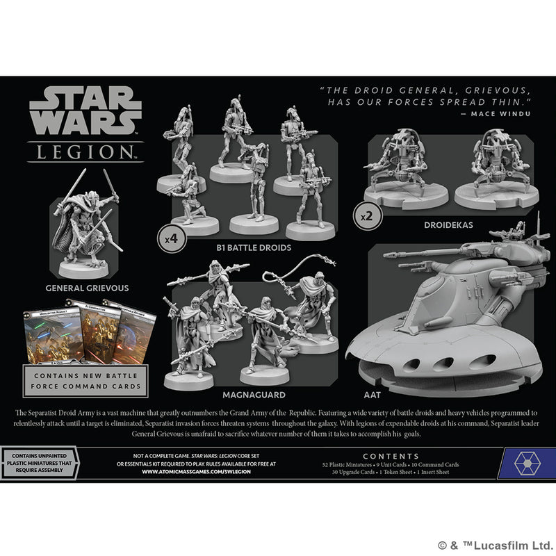 Load image into Gallery viewer, Atomic Mass Games - Star Wars Legion: Battle Force Starter Set - Separatist Invasion
