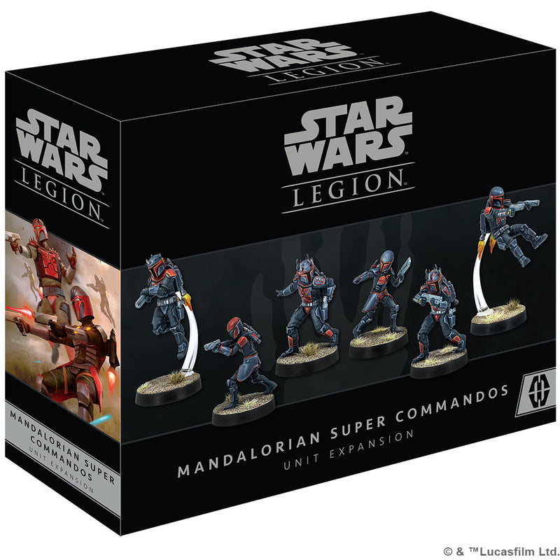 Load image into Gallery viewer, Fantasy Flight Games - Star Wars: Legion - Mandalorian Super Commandos Unit Expansion

