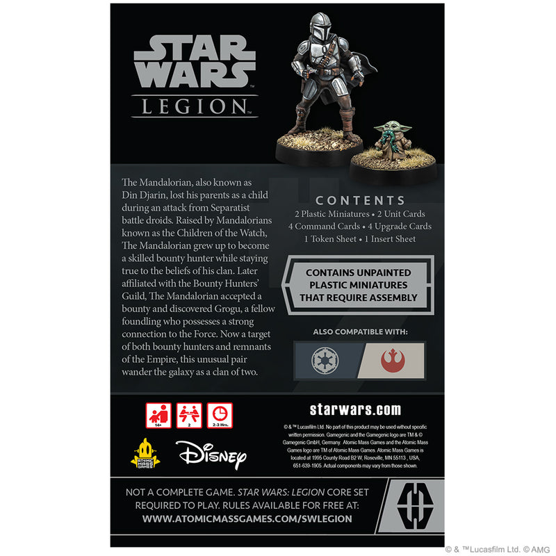 Load image into Gallery viewer, Atomic Mass Games - Star Wars Legion: Din Djarin &amp; Grogu Operative Expansion
