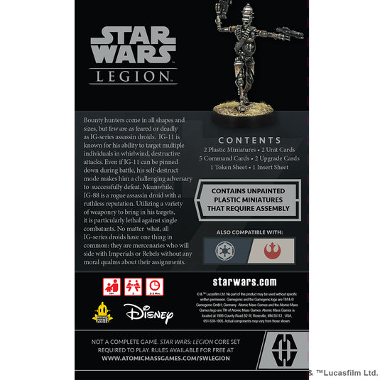 Atomic Mass Games - Star Wars Legion: IG-Series Assassin Droids Operative Expansion