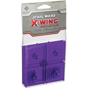 Fantasy Flight Games - X-Wing Miniatures Game Bases & Pegs (Purple)
