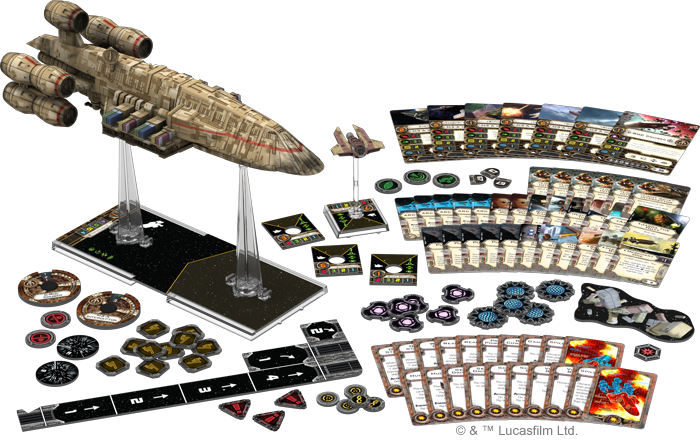 Load image into Gallery viewer, Fantasy Flight Games - X-Wing Miniatures Game C-Roc Cruiser Expansion Pack
