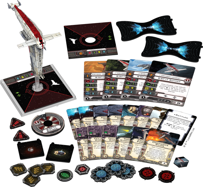 Load image into Gallery viewer, Fantasy Flight Games - X-Wing Miniatures Game Resistance Bomber Expansion Pack

