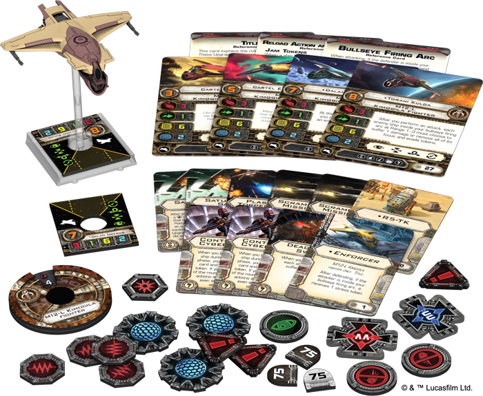 Load image into Gallery viewer, Fantasy Flight Games - X-Wing Miniatures Game M12-L Kimogila Fighter Expansion Pack

