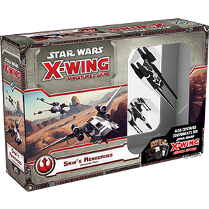 Fantasy Flight Games - X-Wing Miniatures Game Saw's Renegades Expansion Pack (With 2.0 Components)
