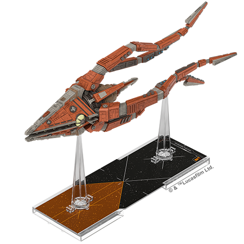 Load image into Gallery viewer, Fantasy Flight Games - X-Wing Miniatures Game 2.0 - Trident Class Assault Ship Expansion Pack
