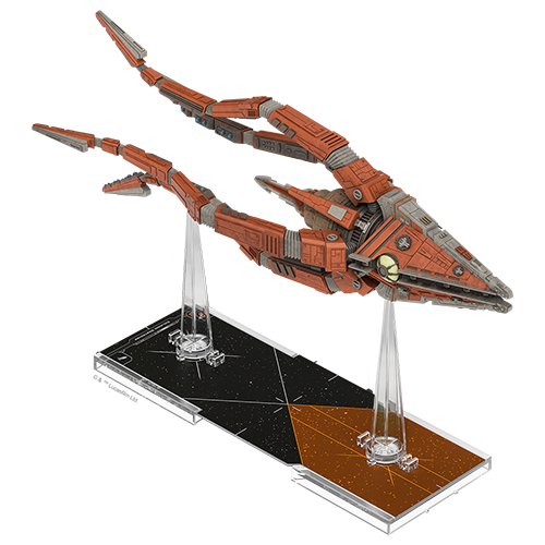 Load image into Gallery viewer, Fantasy Flight Games - X-Wing Miniatures Game 2.0 - Trident Class Assault Ship Expansion Pack
