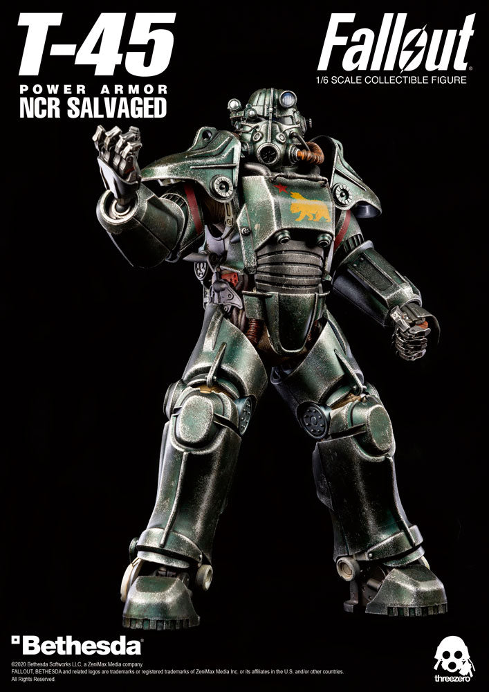 Load image into Gallery viewer, Threezero - Fallout - T-45 NCR Salvaged Power Armor
