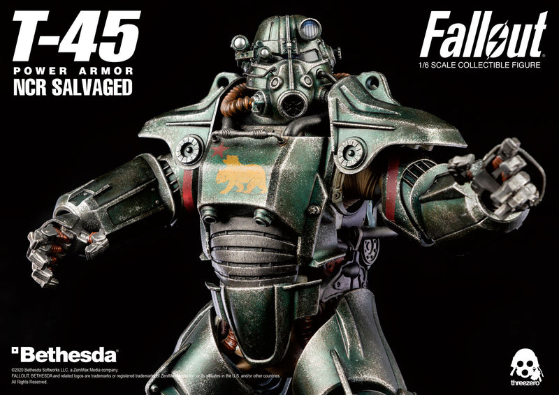 Load image into Gallery viewer, Threezero - Fallout - T-45 NCR Salvaged Power Armor
