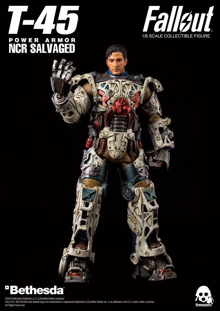 Load image into Gallery viewer, Threezero - Fallout - T-45 NCR Salvaged Power Armor
