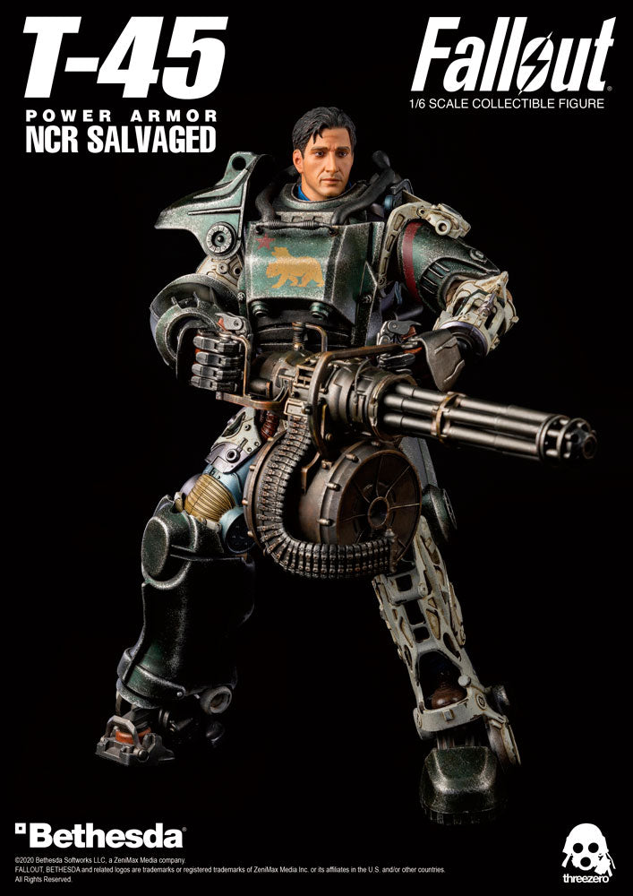 Load image into Gallery viewer, Threezero - Fallout - T-45 NCR Salvaged Power Armor
