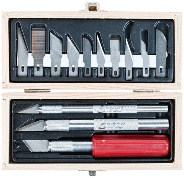 Load image into Gallery viewer, Excel - 44282 Hobby Knife Set in Wooden Box
