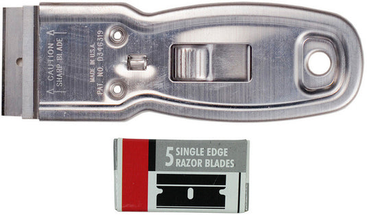 Exc16011 - Safety Scraper w 5 Assorted Blades (Card)