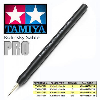 Tamiya Brush pro no.1 Pointed - 87071