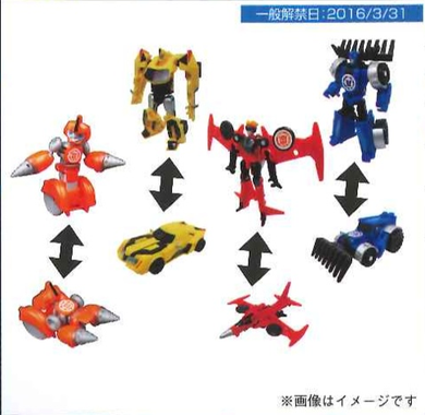 Transformers Adventure - TAV48 EZ Collection Team Bumblebee vs Thunderhoof