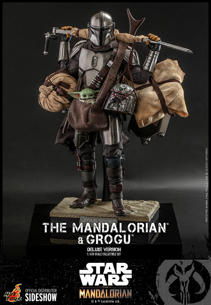 Load image into Gallery viewer, Hot Toys - Star Wars The Mandalorian and Grogu (Deluxe Version)
