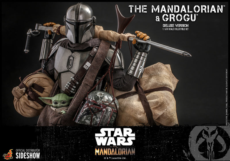 Load image into Gallery viewer, Hot Toys - Star Wars The Mandalorian and Grogu (Deluxe Version)
