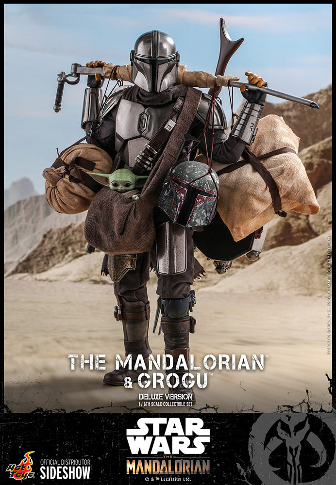 Load image into Gallery viewer, Hot Toys - Star Wars The Mandalorian and Grogu (Deluxe Version)
