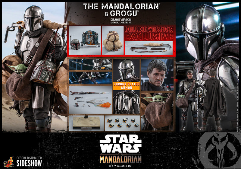 Load image into Gallery viewer, Hot Toys - Star Wars The Mandalorian and Grogu (Deluxe Version)
