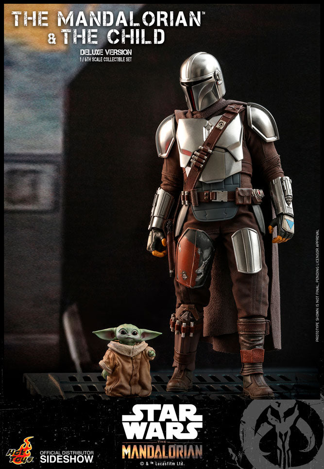 Load image into Gallery viewer, Hot Toys - Star Wars The Mandalorian - The Mandalorian and The Child Deluxe Set
