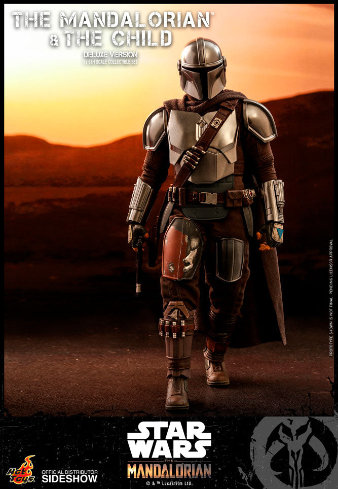 Load image into Gallery viewer, Hot Toys - Star Wars The Mandalorian - The Mandalorian and The Child Deluxe Set
