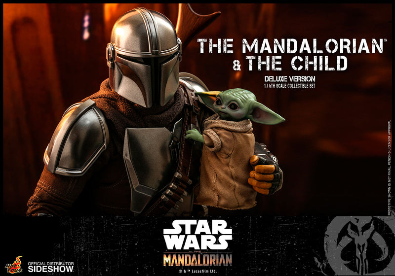 Load image into Gallery viewer, Hot Toys - Star Wars The Mandalorian - The Mandalorian and The Child Deluxe Set
