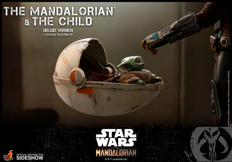 Load image into Gallery viewer, Hot Toys - Star Wars The Mandalorian - The Mandalorian and The Child Deluxe Set
