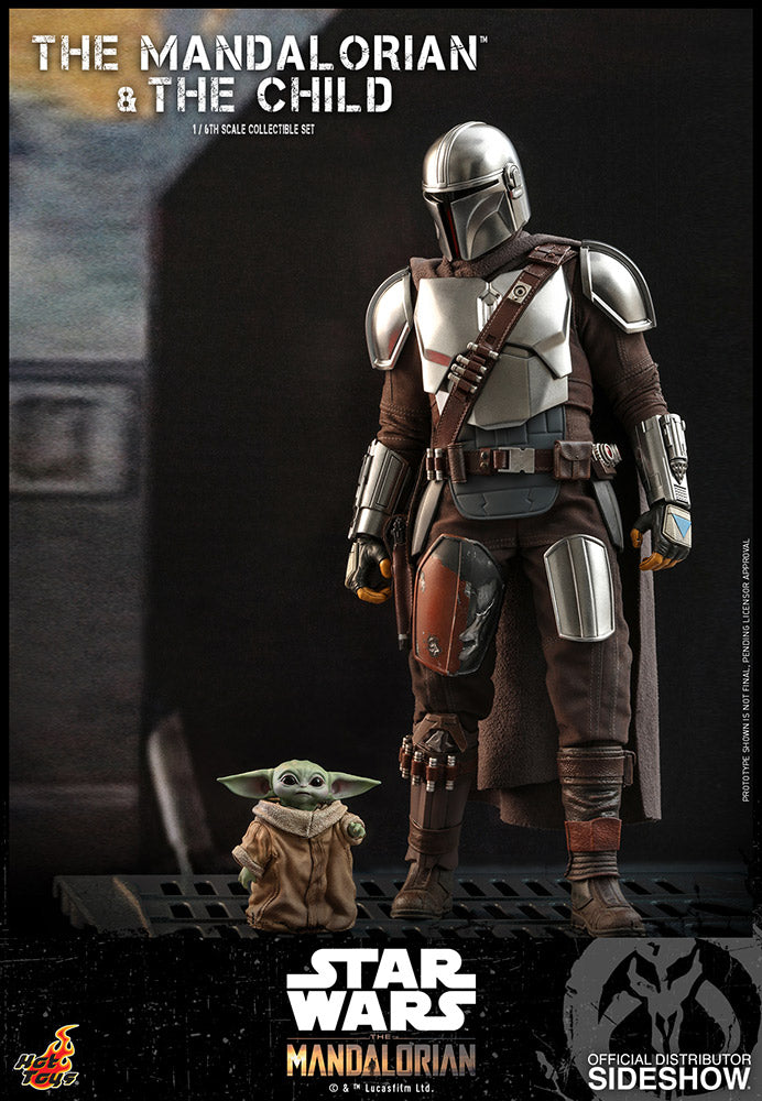Load image into Gallery viewer, Hot Toys - Star Wars The Mandalorian - The Mandalorian and The Child Set (Deposit Required)
