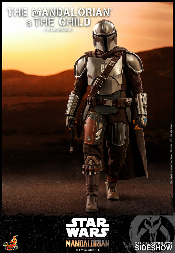 Load image into Gallery viewer, Hot Toys - Star Wars The Mandalorian - The Mandalorian and The Child Set (Deposit Required)
