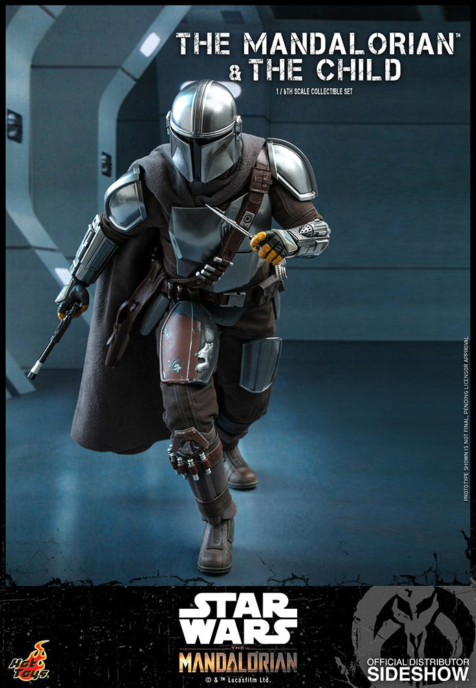 Load image into Gallery viewer, Hot Toys - Star Wars The Mandalorian - The Mandalorian and The Child Set (Deposit Required)
