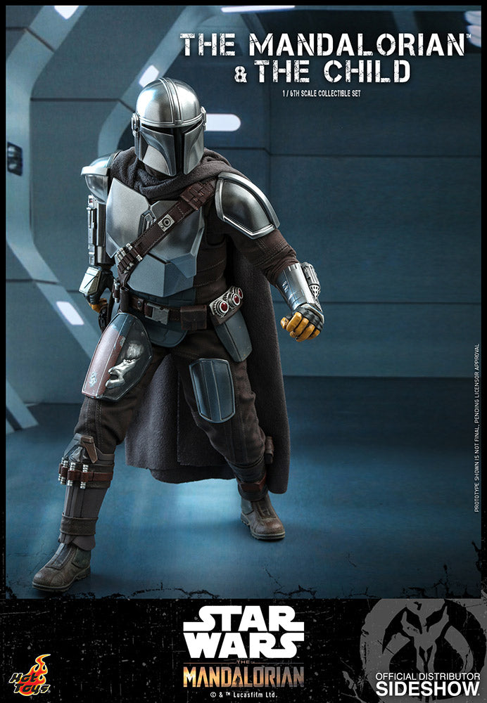 Load image into Gallery viewer, Hot Toys - Star Wars The Mandalorian - The Mandalorian and The Child Set (Deposit Required)
