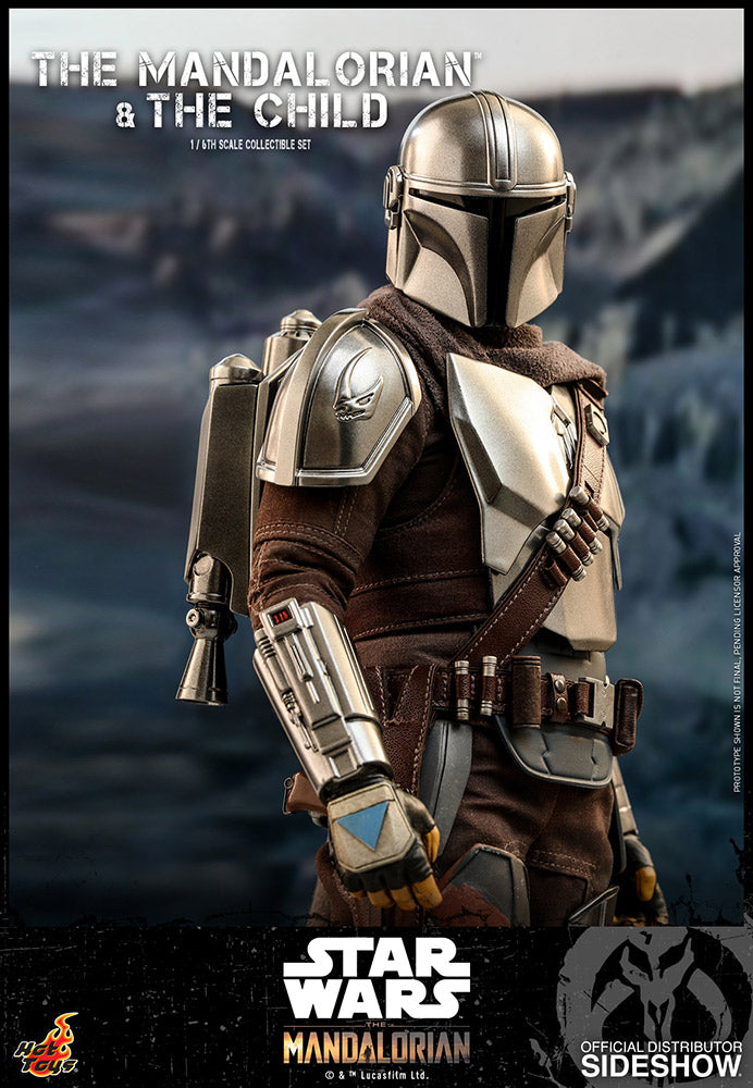 Load image into Gallery viewer, Hot Toys - Star Wars The Mandalorian - The Mandalorian and The Child Set (Deposit Required)
