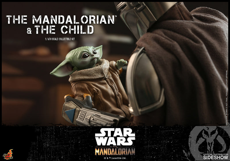 Load image into Gallery viewer, Hot Toys - Star Wars The Mandalorian - The Mandalorian and The Child Set (Deposit Required)
