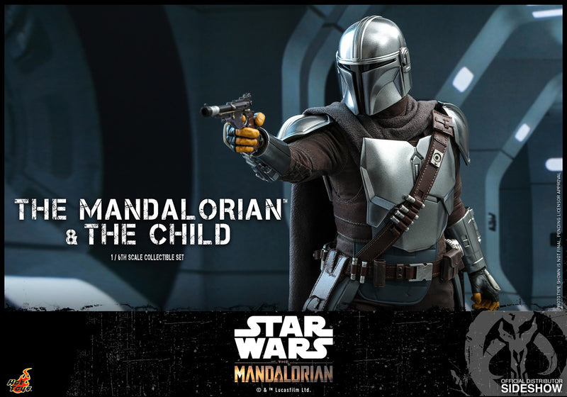 Load image into Gallery viewer, Hot Toys - Star Wars The Mandalorian - The Mandalorian and The Child Set (Deposit Required)
