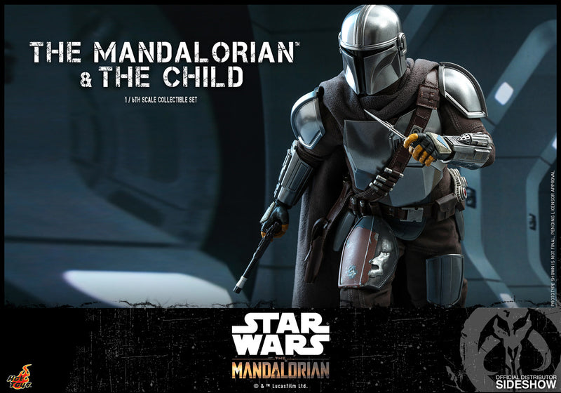 Load image into Gallery viewer, Hot Toys - Star Wars The Mandalorian - The Mandalorian and The Child Set (Deposit Required)

