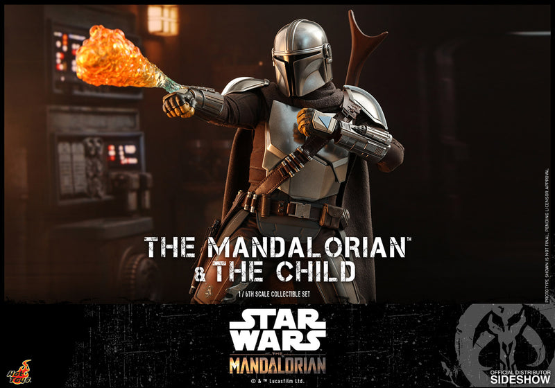 Load image into Gallery viewer, Hot Toys - Star Wars The Mandalorian - The Mandalorian and The Child Set (Deposit Required)
