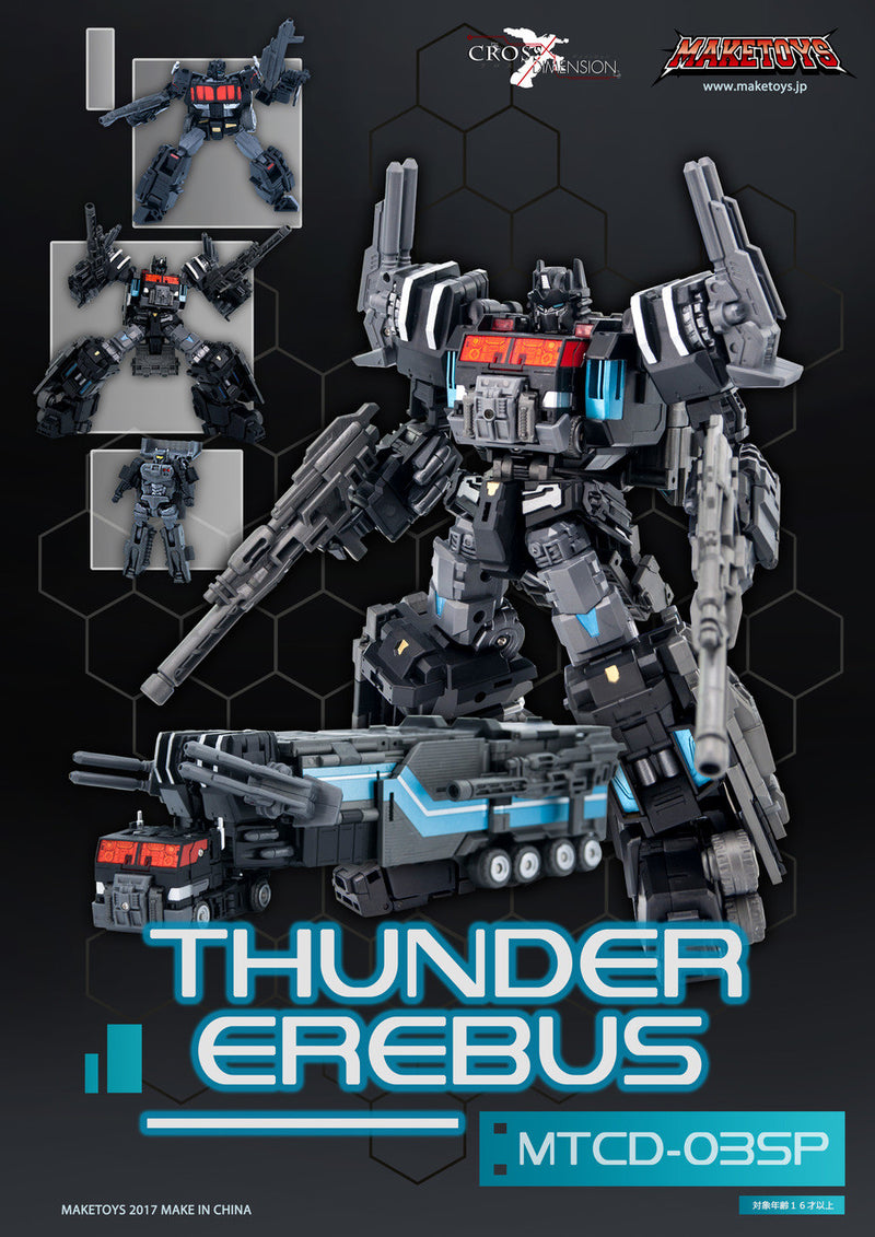 Load image into Gallery viewer, MakeToys - Cross Dimension - MTCD-03SP Thunder Erebus
