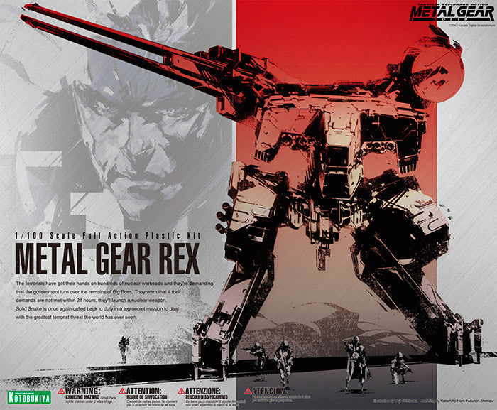 Load image into Gallery viewer, Kotobukiya - Metal Gear Solid: Metal Gear Rex Model Kit 1/100
