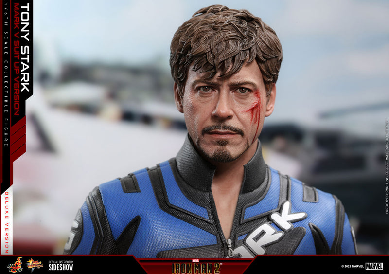 Load image into Gallery viewer, Hot Toys - Iron Man 2: Tony Stark (Mark V Suit Up Version) (Deluxe)
