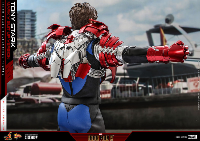 Load image into Gallery viewer, Hot Toys - Iron Man 2: Tony Stark (Mark V Suit Up Version) (Deluxe)
