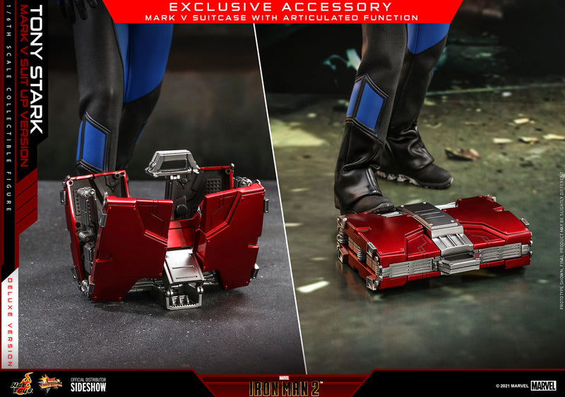 Load image into Gallery viewer, Hot Toys - Iron Man 2: Tony Stark (Mark V Suit Up Version) (Deluxe)
