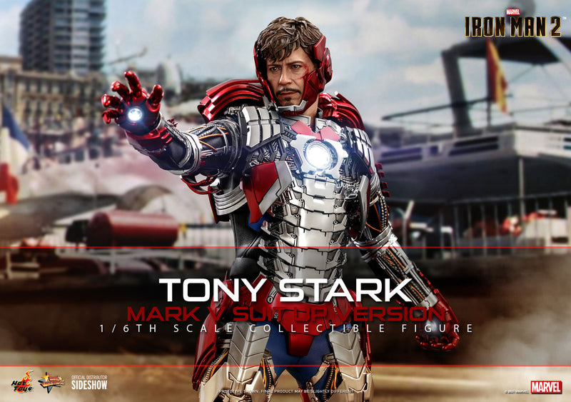 Load image into Gallery viewer, Hot Toys - Iron Man 2: Tony Stark (Mark V Suit Up Version)
