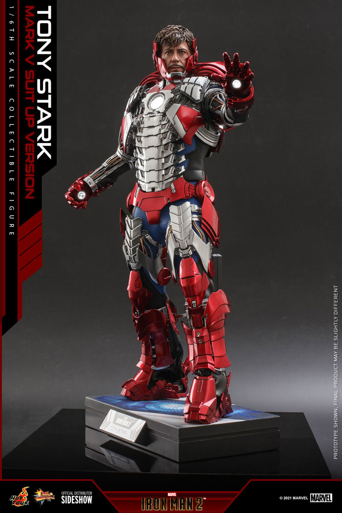 Load image into Gallery viewer, Hot Toys - Iron Man 2: Tony Stark (Mark V Suit Up Version)
