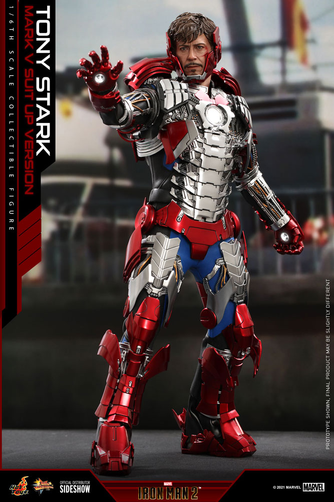 Load image into Gallery viewer, Hot Toys - Iron Man 2: Tony Stark (Mark V Suit Up Version)
