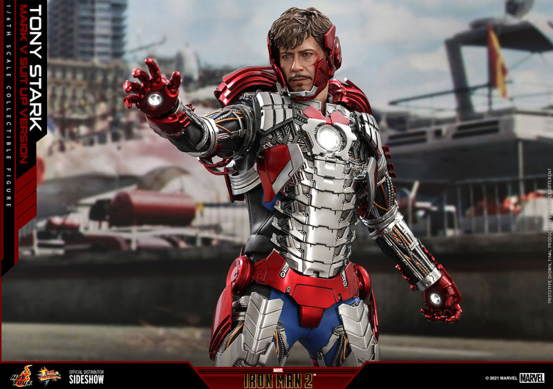 Load image into Gallery viewer, Hot Toys - Iron Man 2: Tony Stark (Mark V Suit Up Version)
