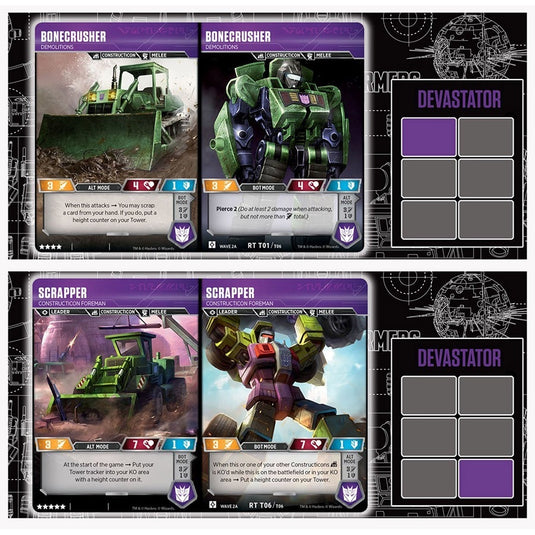 Transformers Trading Card Game - Devastator Deck Ages Three and Up Transformers Trading Card Game - Devastator Deck Ages Three and Up